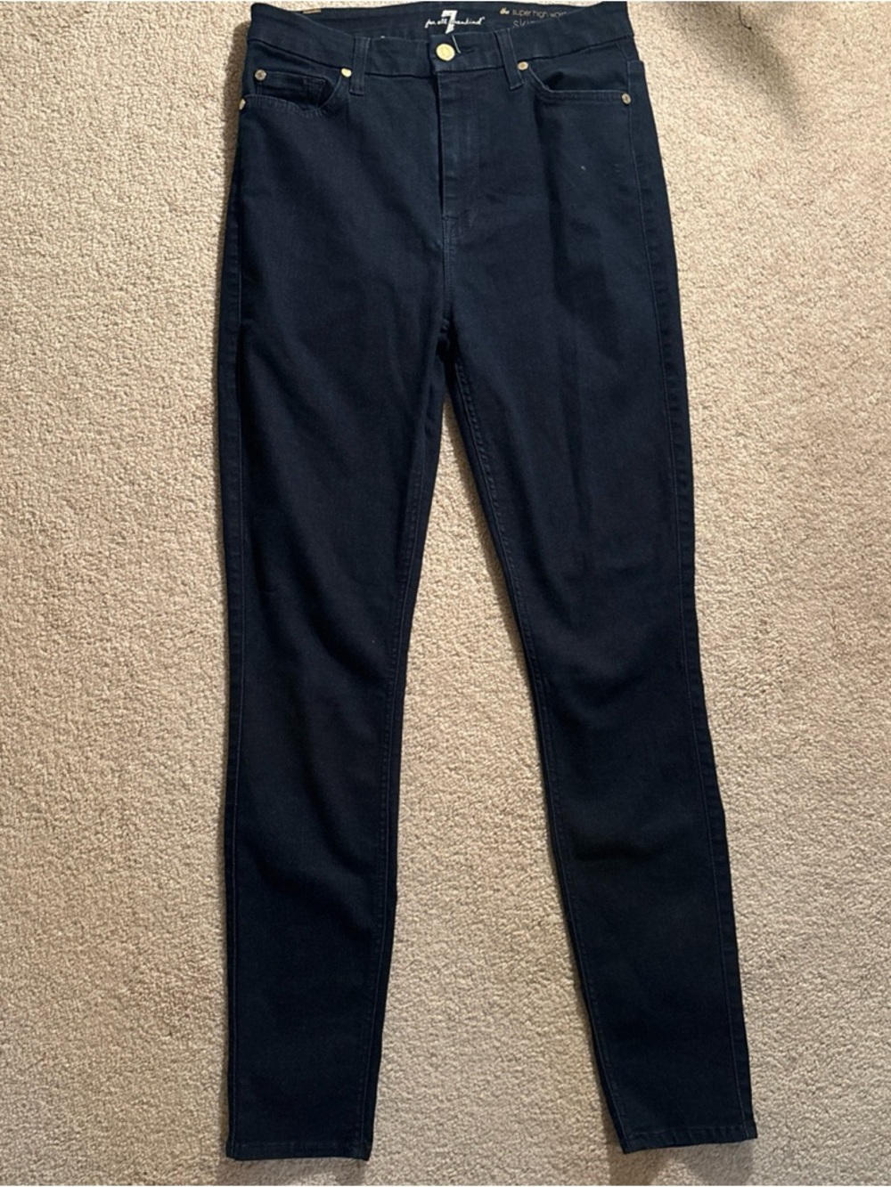 7 For All Mankind Light Blue Skinny Jeans
